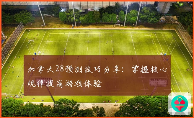 加拿大28预测技巧分享：掌握核心规律提高游戏体验